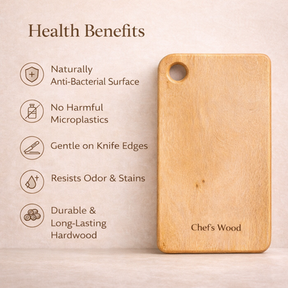 Chef’s Wood PrimeCut™ Tamarind Cutting Board – 1 Inch Thick, Heavy Duty, High Density Solid Wood Block