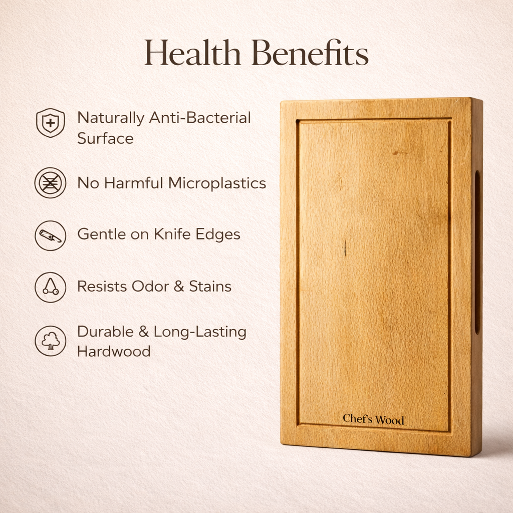 Chef’s Wood SolidCut Pro™ – 1.5 Inch Thick Tamarind Wood Cutting Board, High Density Heavy Duty Butcher Block (15 × 12 Inch)