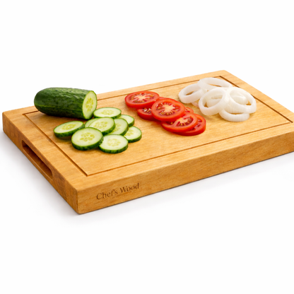 Chef’s Wood SolidCut Pro™ – 1.5 Inch Thick Tamarind Wood Cutting Board, High Density Heavy Duty Butcher Block (15 × 12 Inch)